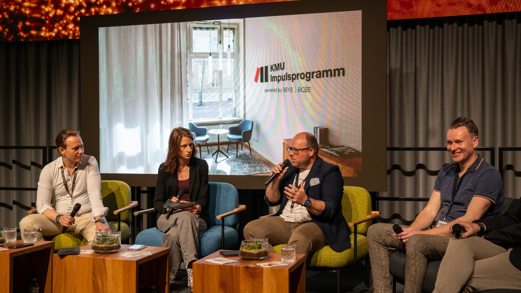 Live-Panel vor Publikum im CUBE an der BEA