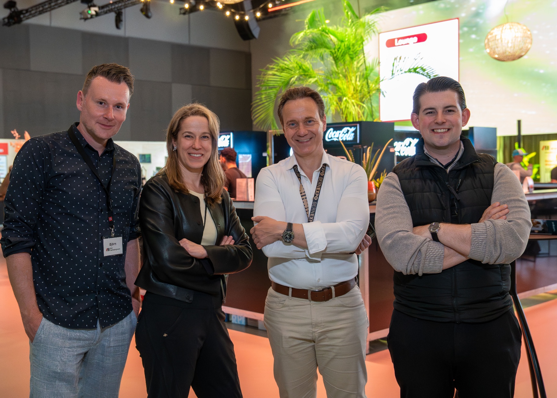 Team des KMU Impulsprogramms in der Lounge