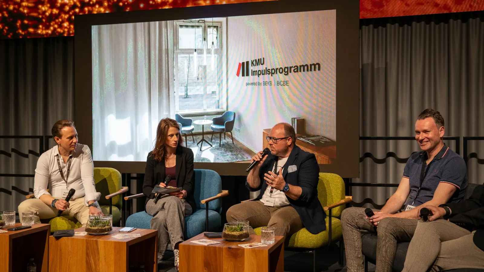 Live-Panel vor Publikum im CUBE an der BEA